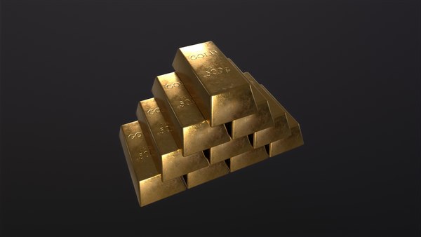 Gold Bars 3D