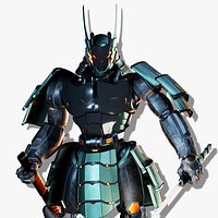 Samurai Robot asset