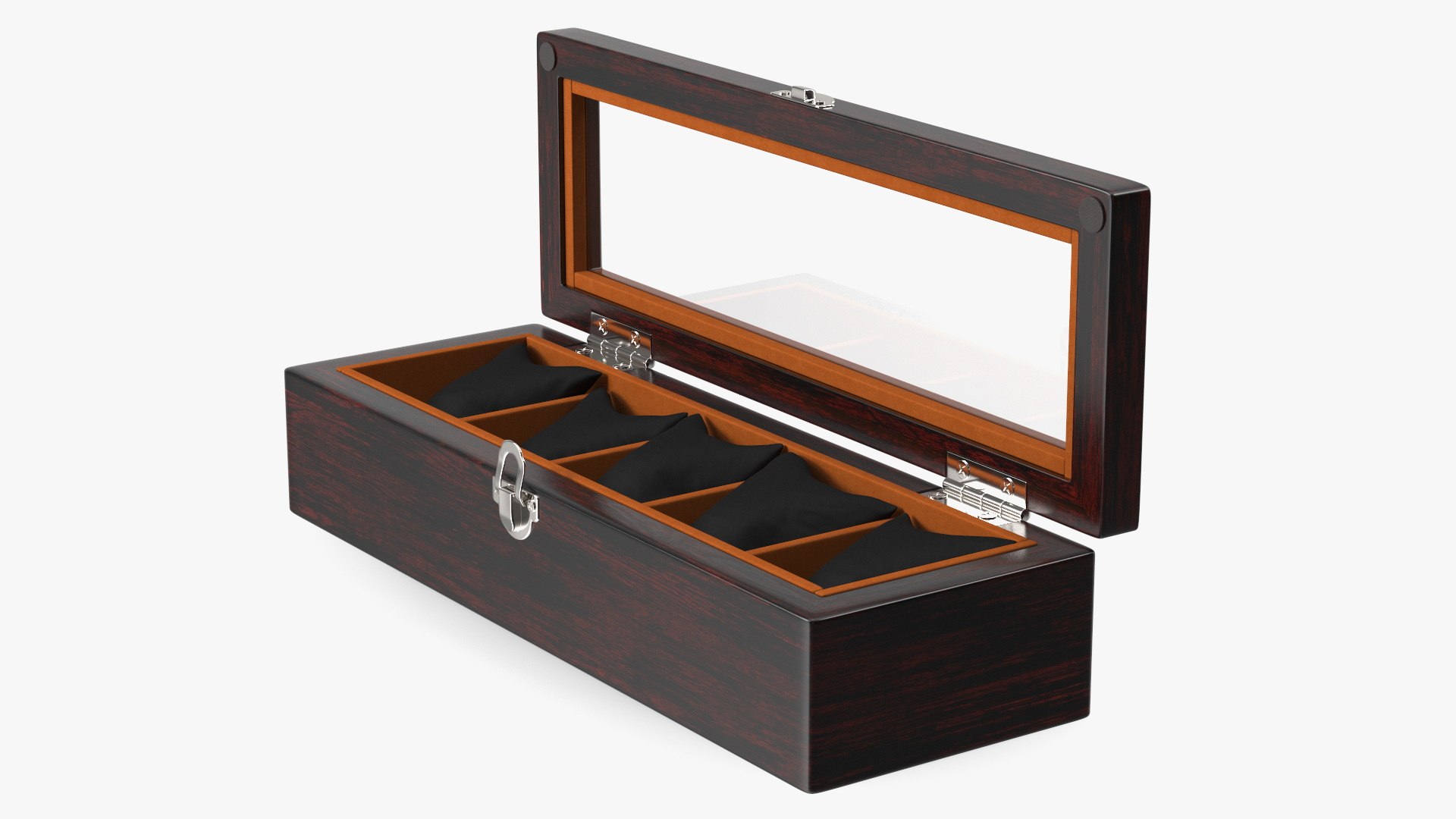 Watch Display Box Dark 3D model preview