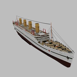 HMHS Britannic model