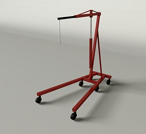 engine hoist 3d model