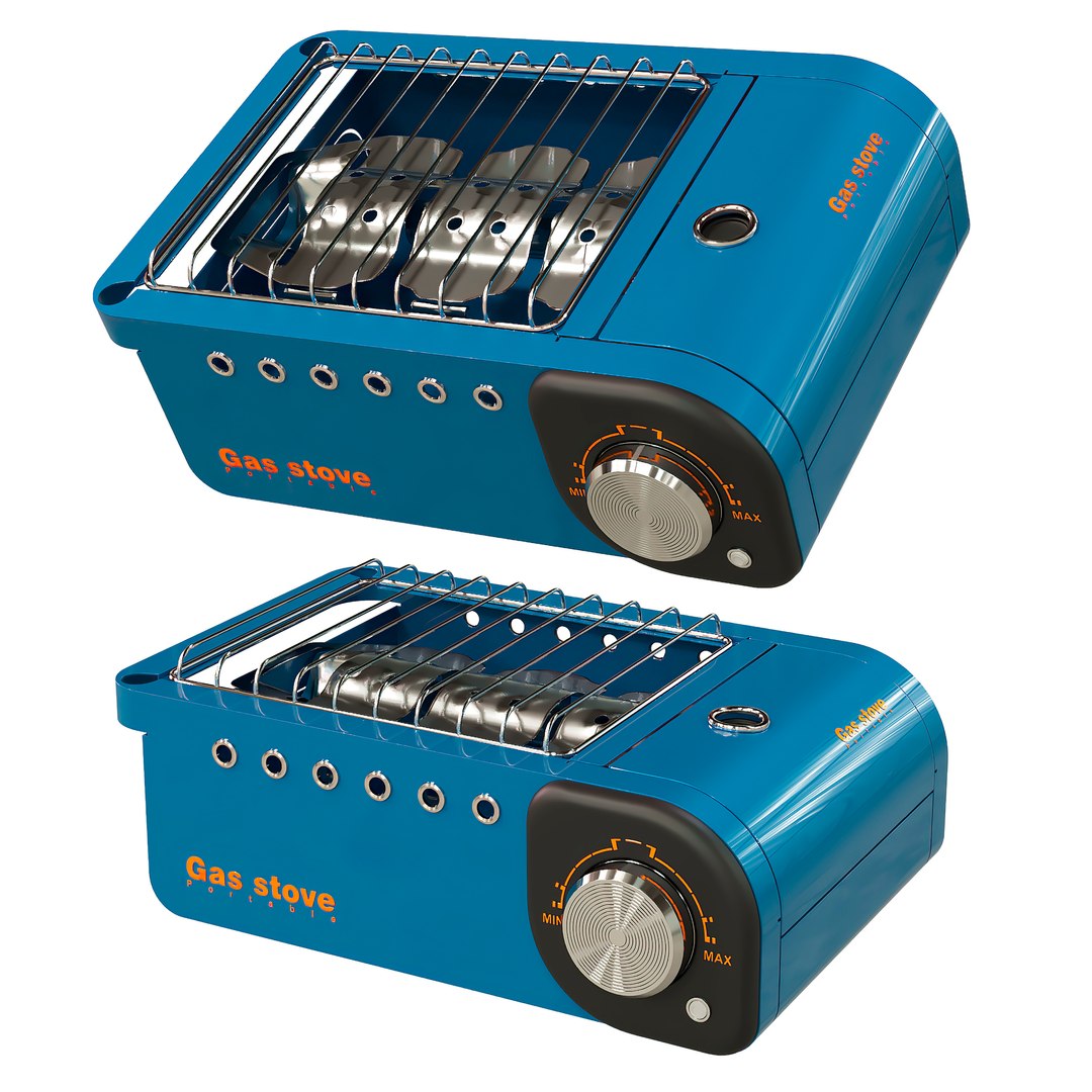 3D PORTABLE GAS STOVE TurboSquid 2107359