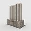 3D Tower Apartment 3 model