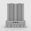 3D Tower Apartment 3 model