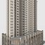 3D Tower Apartment 3 model