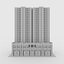 3D Tower Apartment 3 model