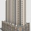 3D Tower Apartment 3 model