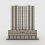 3D Tower Apartment 3 model