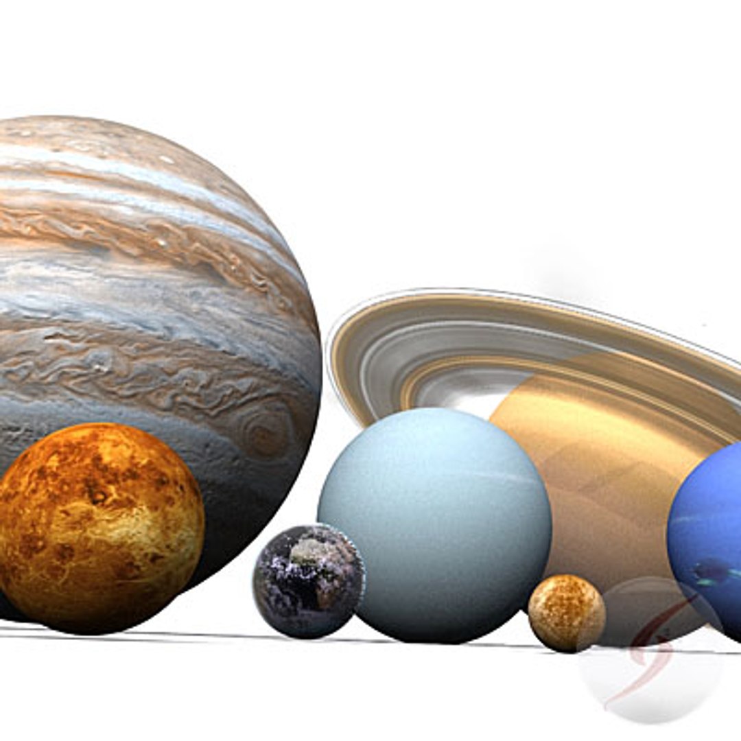 Planetas Solar Planets 3d Model