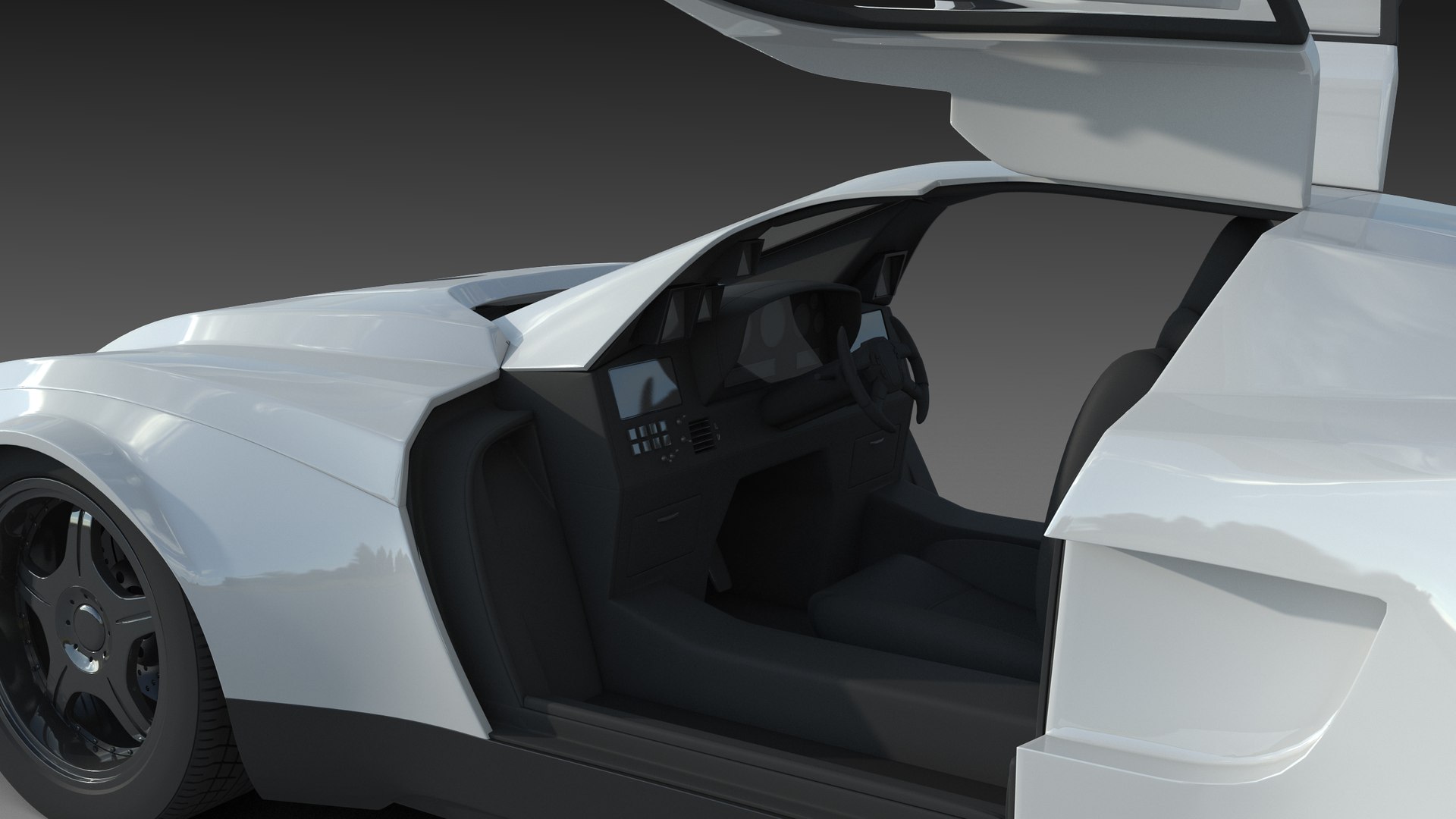 Futuristic Concept Car 3D Model - TurboSquid 1870985