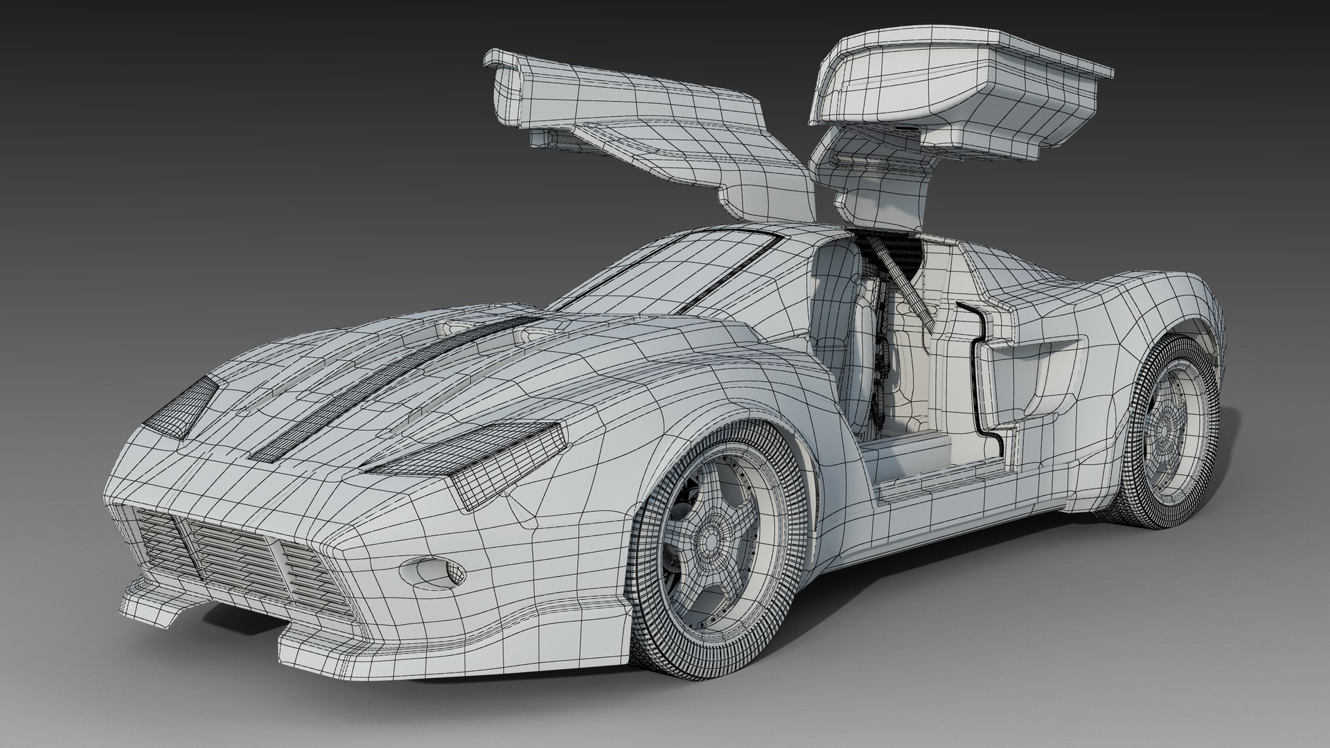 Futuristic Concept Car 3D Model - TurboSquid 1870985