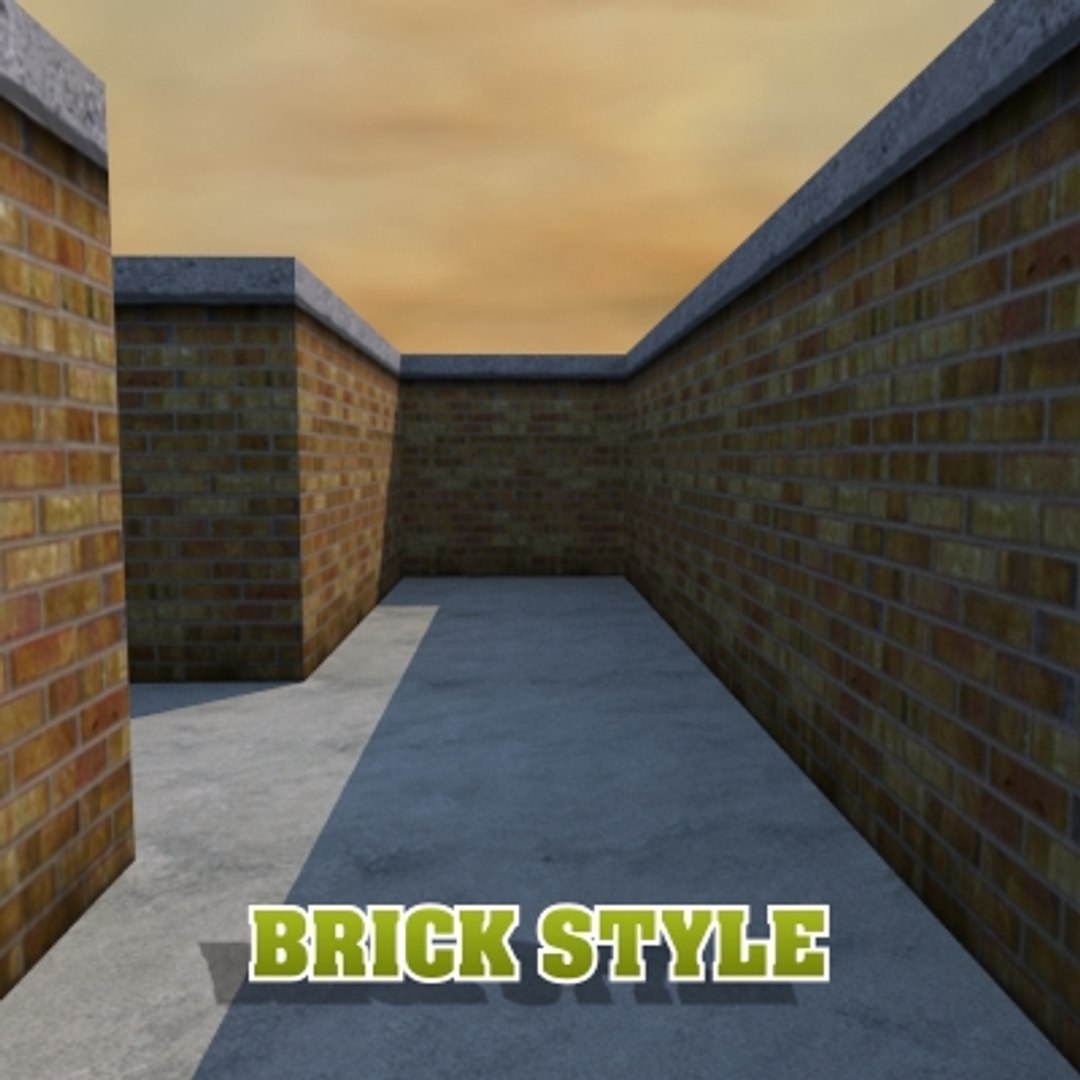 rectangular maze 3d model