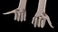 Zombie hands (Rigged)