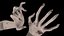 Zombie hands (Rigged)