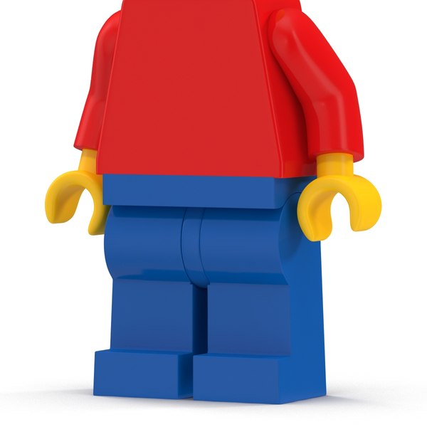 classic lego man 3d model