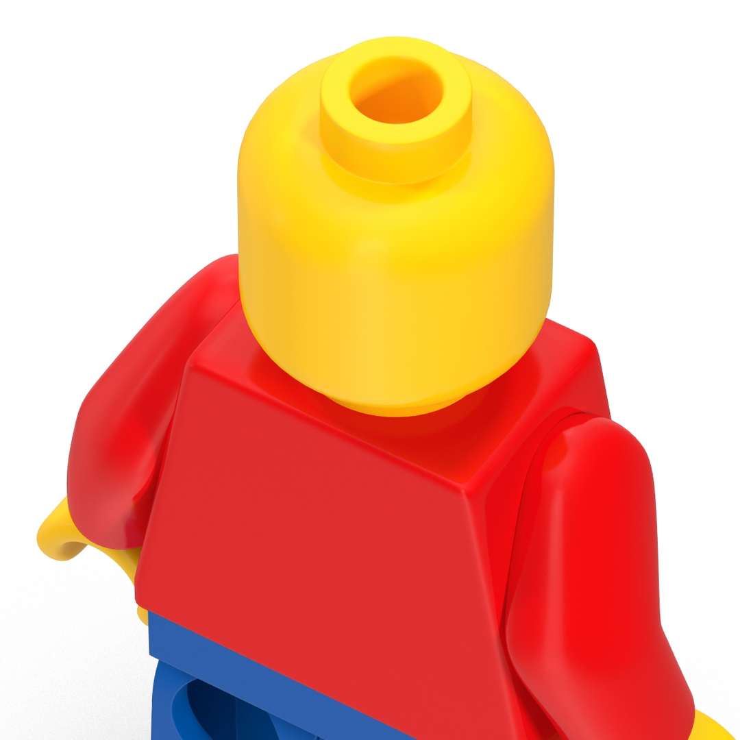 Classic Lego Man 3d Model