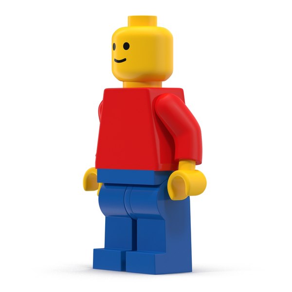 classic lego man 3d model