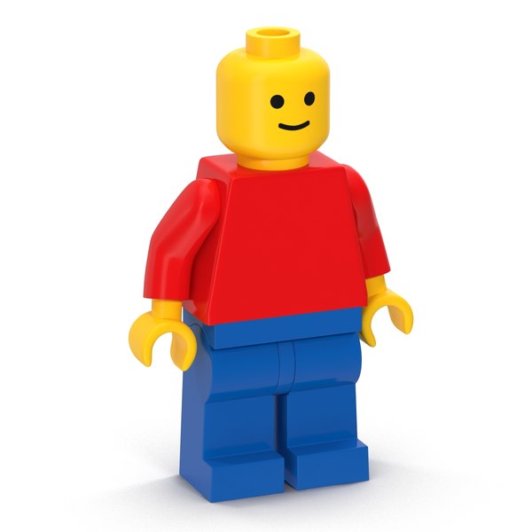 classic lego man 3d model