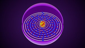 Plutonium Chemical Element 3D model