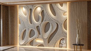 3D decor set wall panel wall relief mural CNC 31