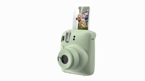modèle 3D de Appareil photo Fujifilm INSTAX Mini 12 vert menthe