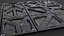 Sci-Fi Panels Black Subdivision Ready