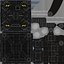 Sci-Fi Panels Black Subdivision Ready