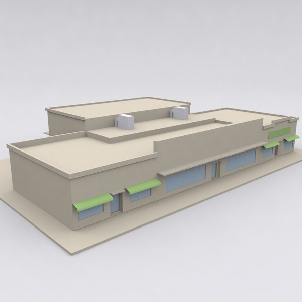 3d shop model