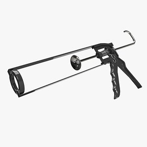 Sealant skeleton gun 3D model