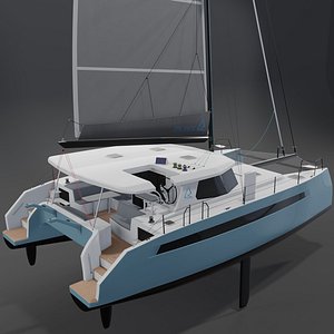 Balance 464 3D Catamaran model model