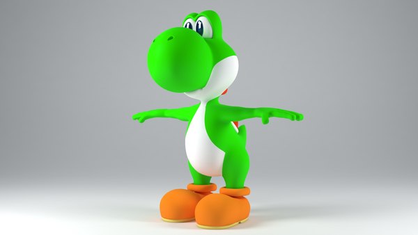 スーパーマリオのヨッシーキャラクター3Dモデル - TurboSquid 1446615