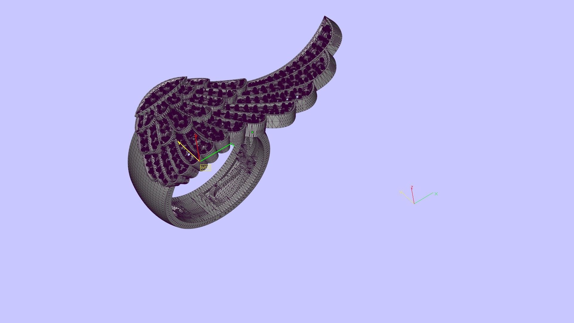 3D Wing Ring - TurboSquid 1641451