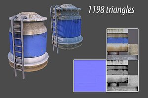 3d model water tank