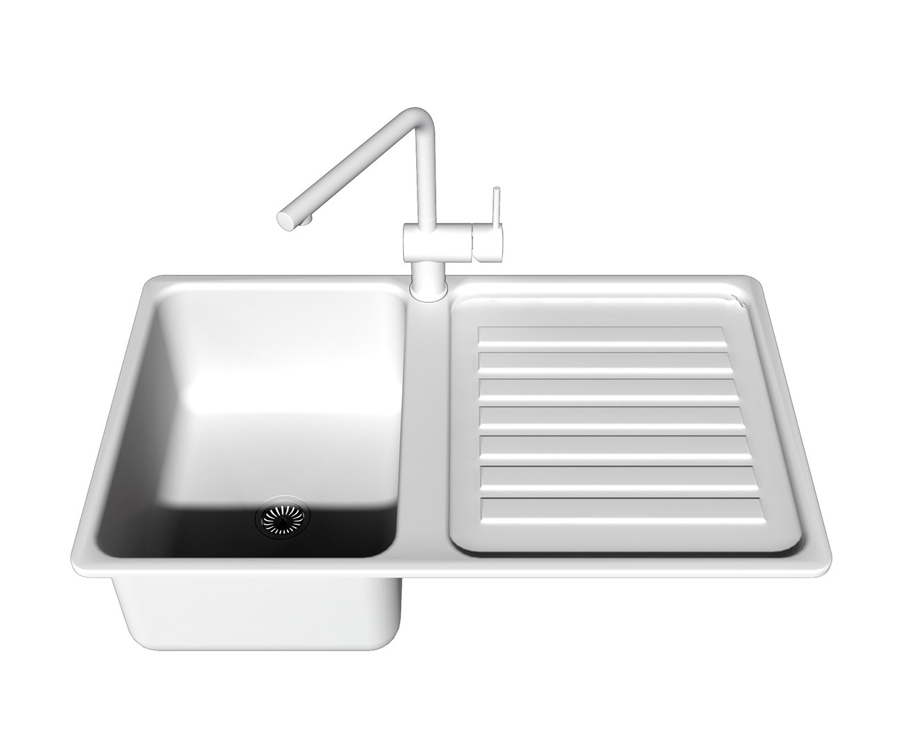 Kitchen Sink 3d Model Turbosquid 1360559