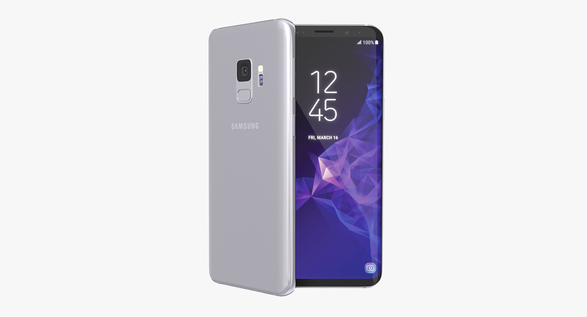Samsung Galaxy S9 Titanium Gray 3D Model 3D model preview
