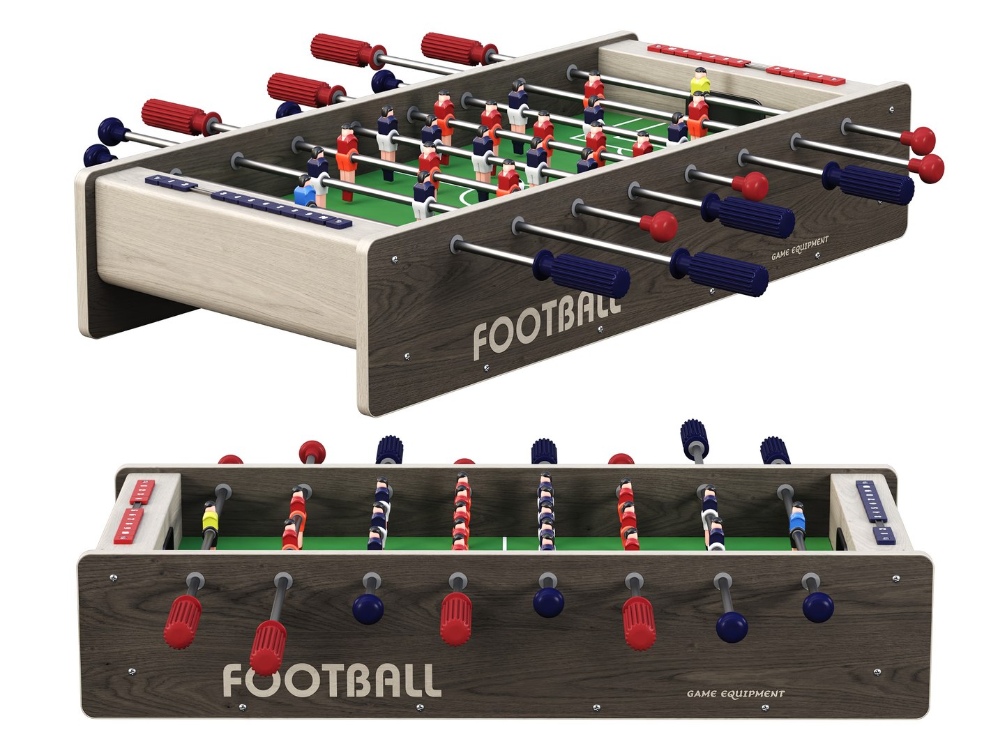 Table Football Game TGE Model - TurboSquid 2284989