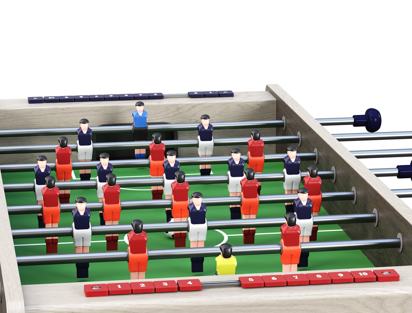 Table Football Game TGE Model - TurboSquid 2284989