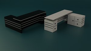 Office Table 2 3D model