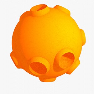 Cartoon Moon  Planet 3D