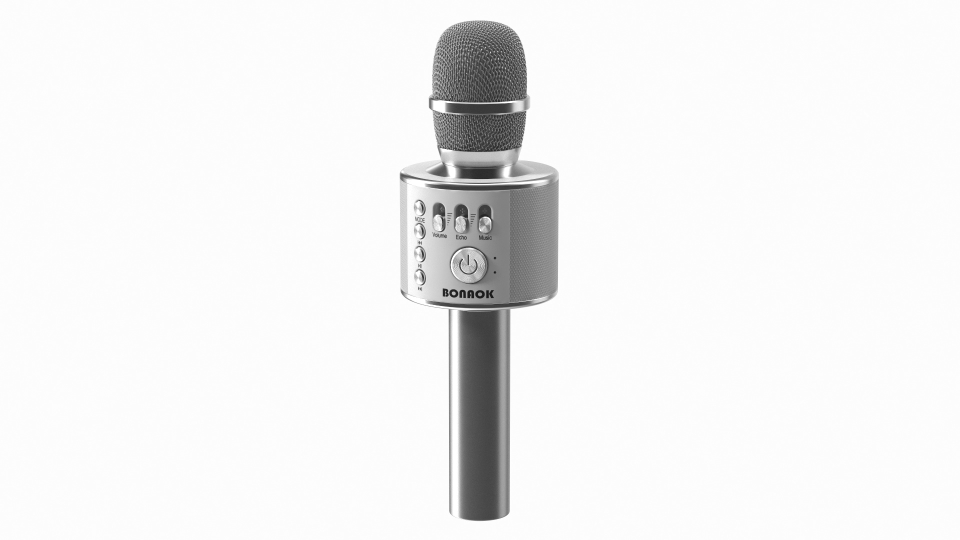 Microphone sans fil Bluetooth karaoké portable professionnel de KTV,1800MA  -noir