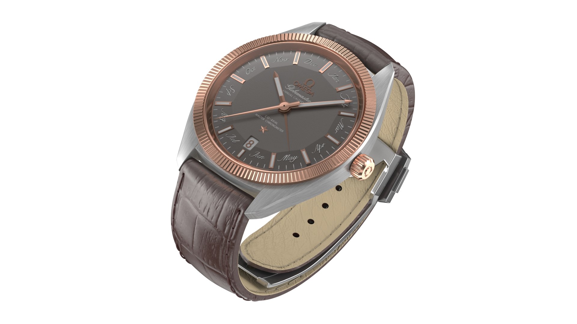 Omega Globemaster Gold 3D model https://p.turbosquid.com/ts-thumb/xc/6tUFdh/PJ/omegaglobemastergold002/jpg/1690248252/1920x1080/fit_q87/efb5ae890cb66f9fcc8a612e6e7b60fff6c3b8f2/omegaglobemastergold002.jpg