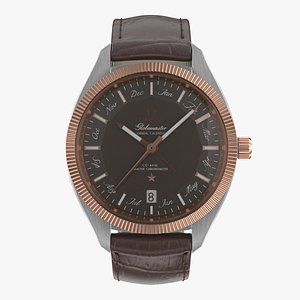 Omega Globemaster Gold 3D model