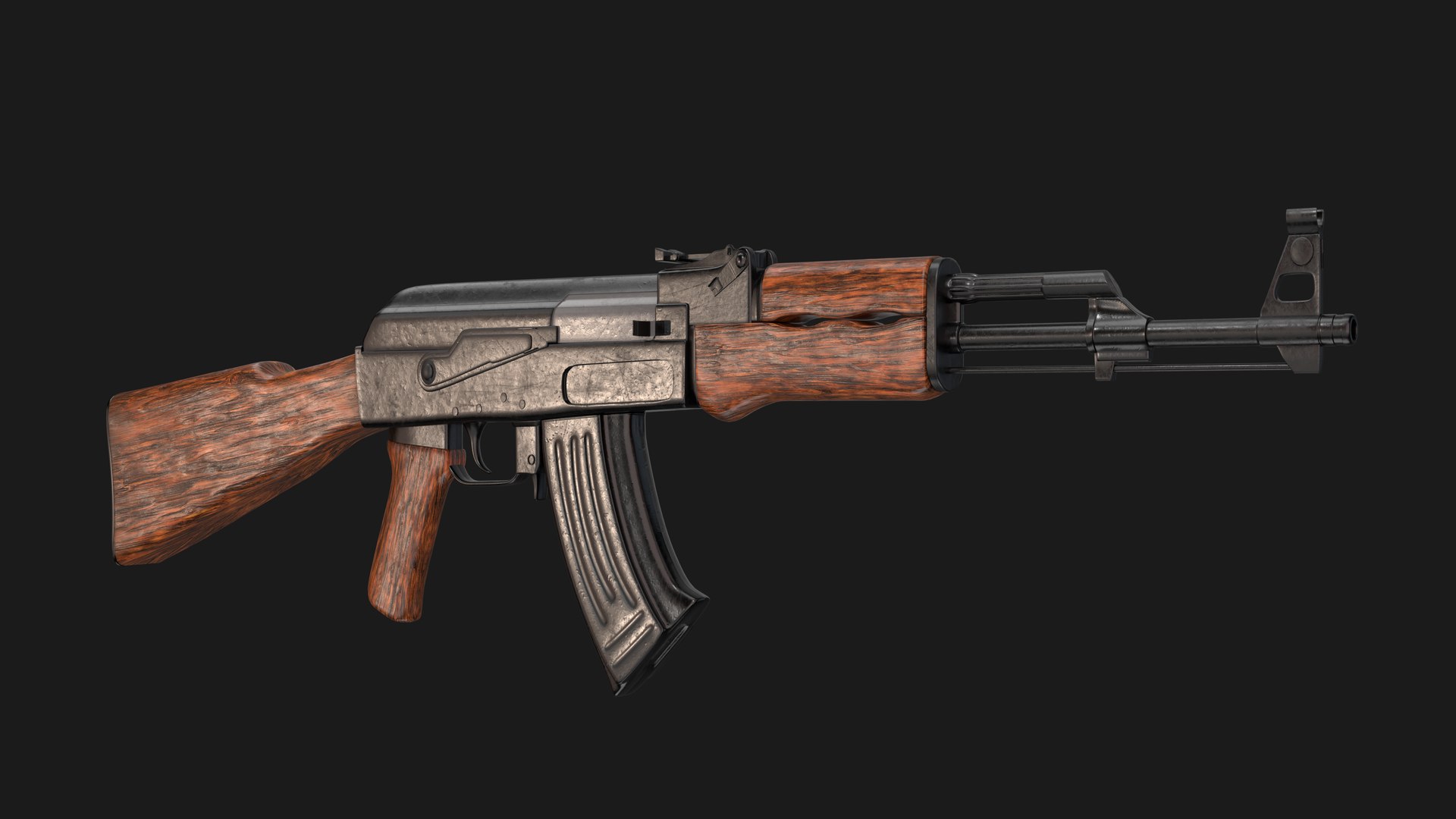 3D ak-47 - TurboSquid 1521544