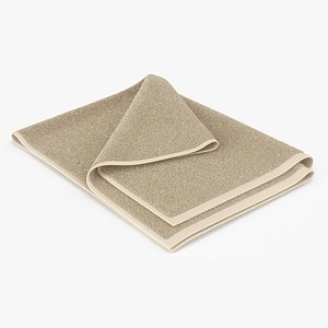 Folded Bath Towel Fur