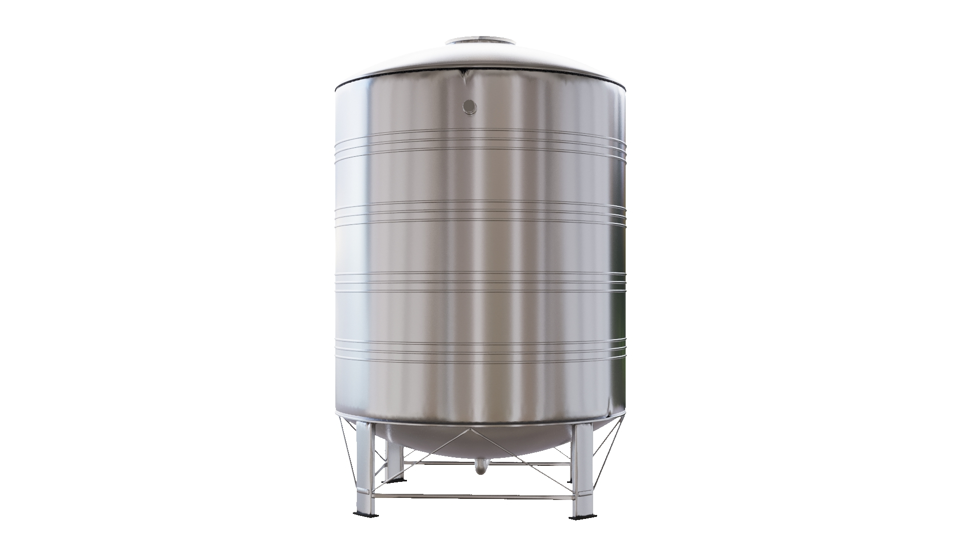 3d Model Stainless Steel Tank Max - Turbosquid 2100106