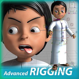 arabian boy cartoon characater