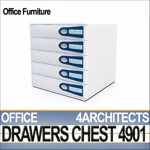 3ds office drawers chest 4901