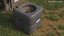Dirty Portable Camping Toilet with Shit