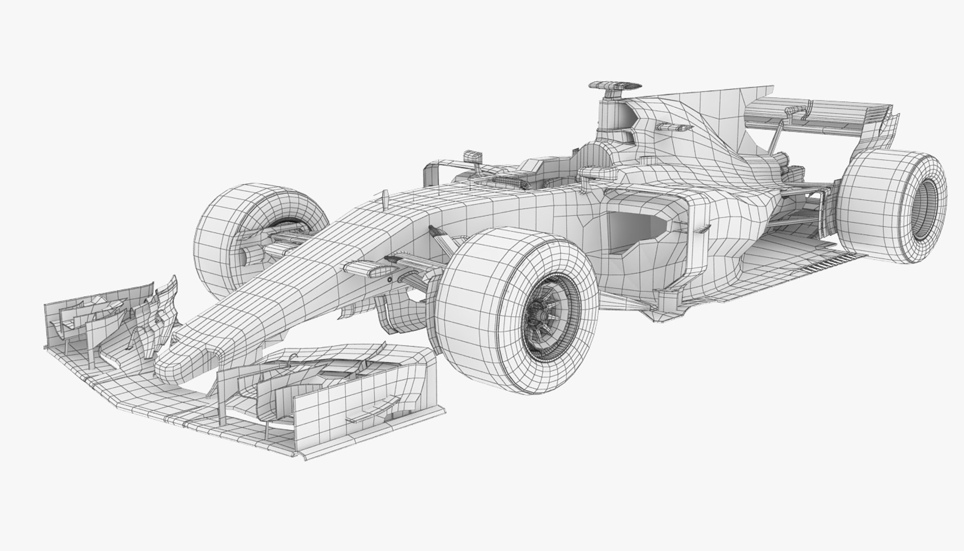 F1 Sauber C36 2017 3d Max