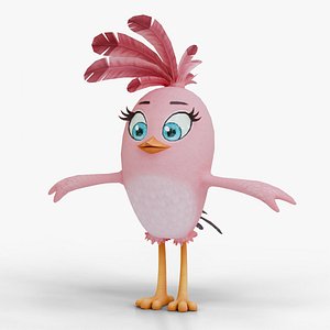 Stella Angry Birds Movie 3D model